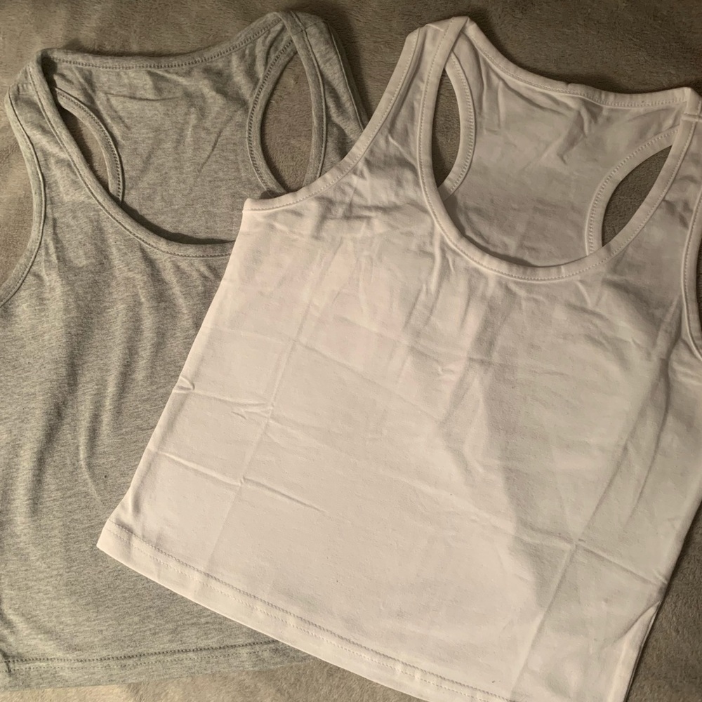 ⭐️ LAST DAY TO BUY! Cropped Racerback Gym Tank